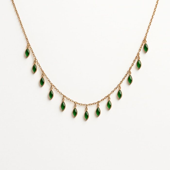 Emerald Swarovski Necklaces